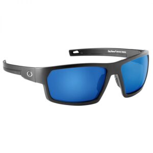 Flying Fisherman Groves Sunglasses 7869BSB Smoke-Blue Mirror-Matte Black