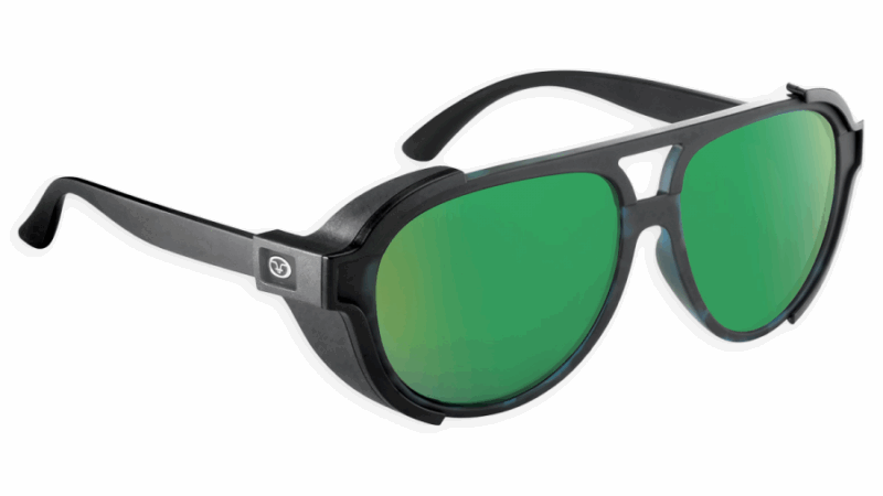 Flying Fisherman Legasea Sunglasses 7864 Amber-Green Mirro-Emerald Toroise