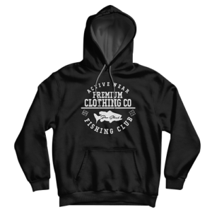 ProSteel Hoodie Pro Black Fishing Club -M-