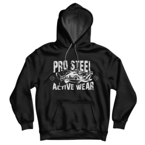 ProSteel Hoodie Pro Black Bass -M-