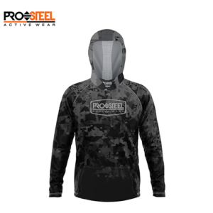 Pro Steel Hoodie Kango Element Black Grey – S