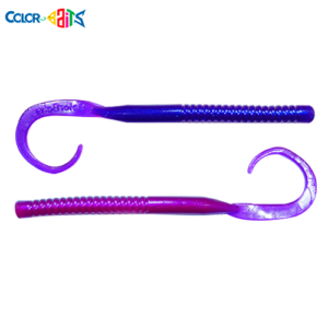 ColorBaits Curly Worm 7″ 10pk (Varios colores a elegir)