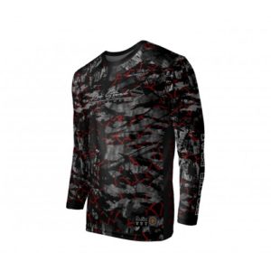 Pro Steel Jersey Pro Camo Carbon Blk Red – S