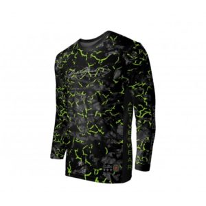 Pro Steel Jersey Pro Camo Carbon Blk Green – S