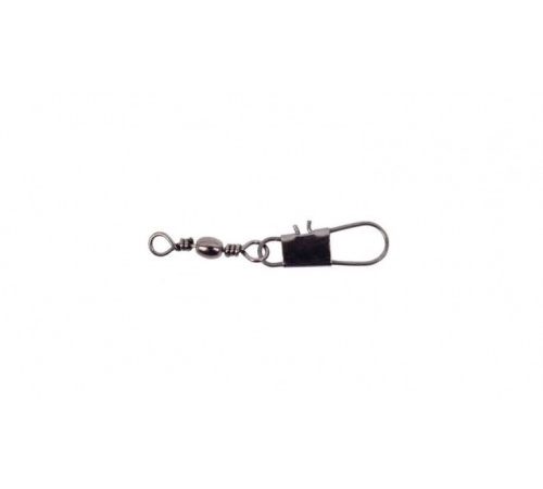 Eagle Claw Barrel Swivel with Interlock Snap - Nickel