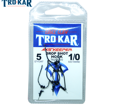 Trokar AXS Drop Shot Hook 1/0 5pk TK25P-1/0
