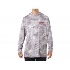 Strike King Gray Scale Hooded Longsleeve Jersey M