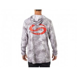 Strike King Gray Scale Hooded Longsleeve Jersey M