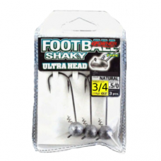 Owner Ultrahead Football Shaky 3pk 3/4oz 5/0