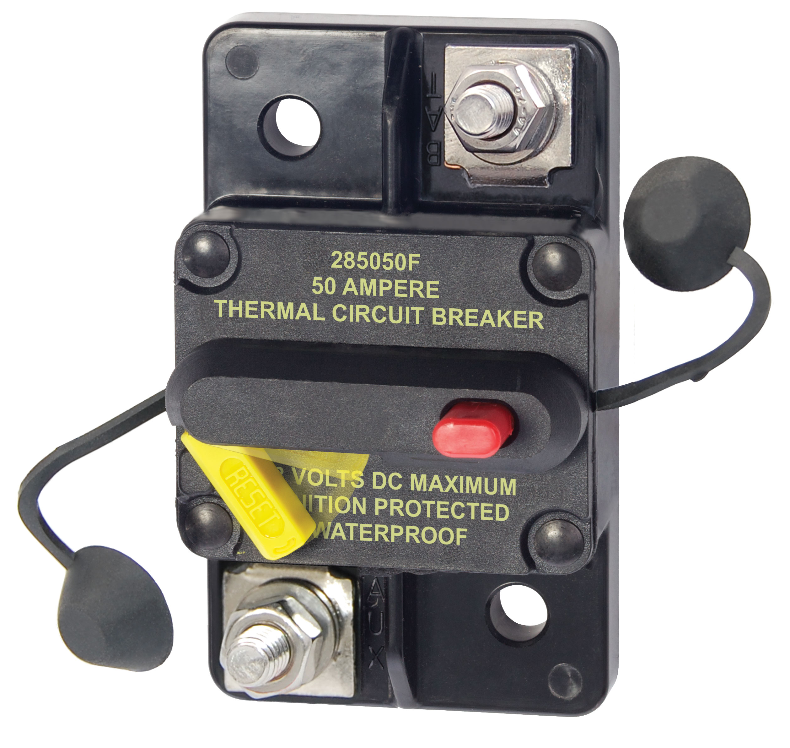 Blue Sea Systems 285-Series Circuit Breaker – Surface Mount 50A