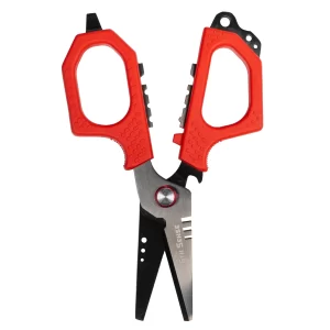 6th Sense Pro Fishing Shears – Red