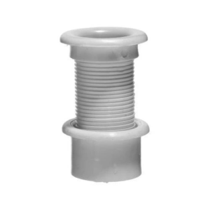 TH Marine Splashwell Drain 1 White