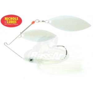 Nichols Metal Flake 44 Mag 3/4oz Blue Shad/White B