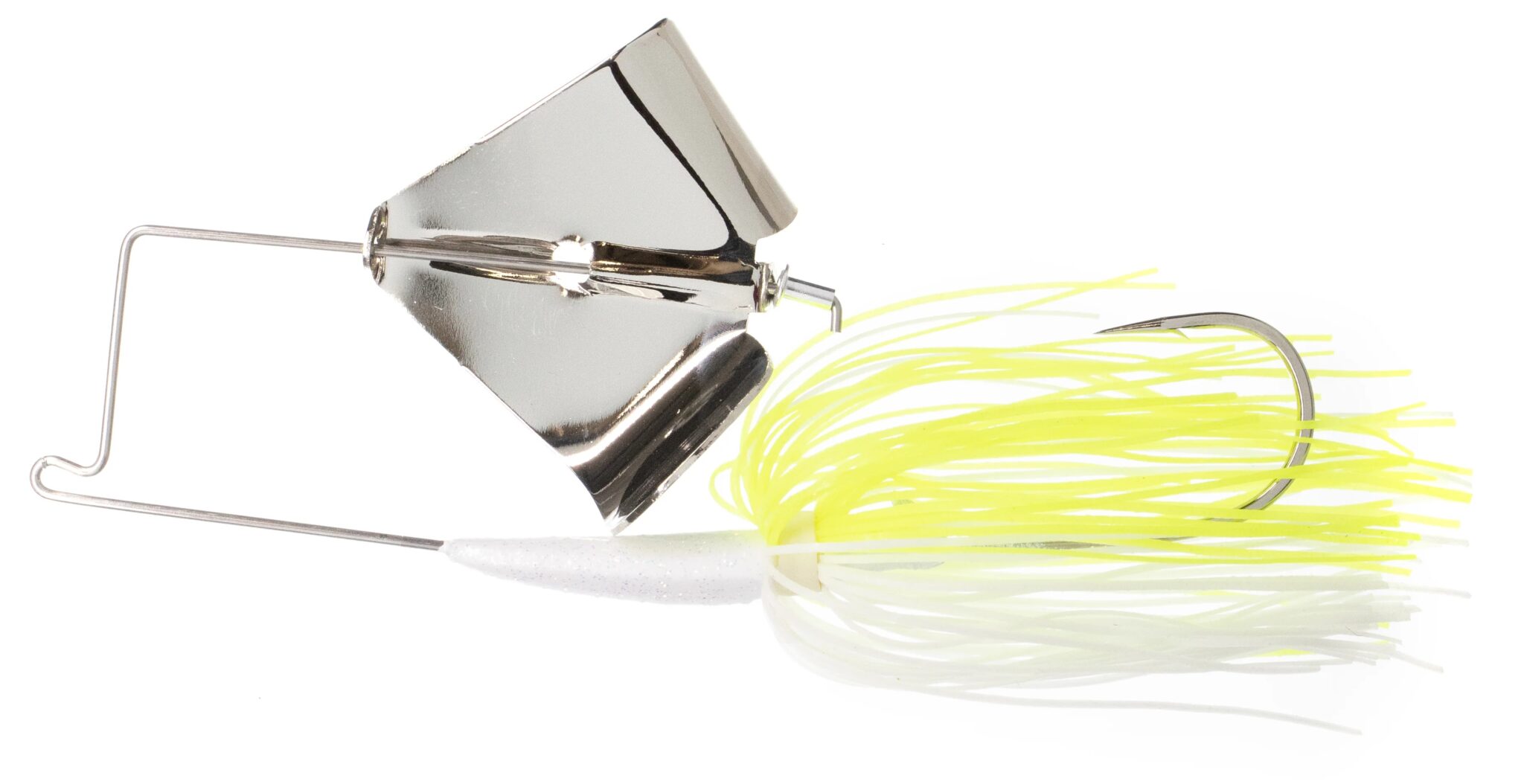 Nichols Reflex Buzzbait 3/8oz White & Chart Nickel - BassAr tienda de ...