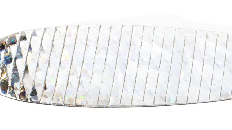 Nichols 6.5Mini Mag Spoon 2.5oz Shattered Glass Silver