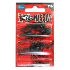 Missile Ike’s Micro Jig 2pk 3/16oz Green Pumpkin