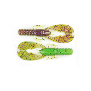 X-Zone Muscle Back Craw 3.25 8pk Sprayed Grass