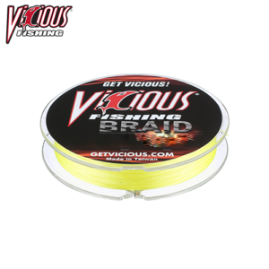 Vicious Braid Hi Vis Yellow 150 yds