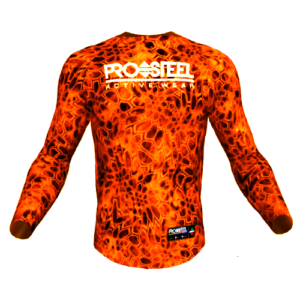 Jersey Pro Steel  Sportech Orange inferno -S-