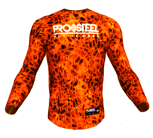 Jersey Pro Steel  Sportech Orange inferno -M-