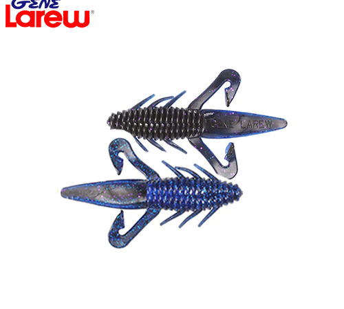 Gene Larew Biffle Bug 4.25" 8pk Blackberry/Saphire