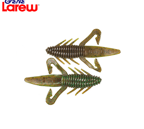 Gene Larew Biffle Bug 4.25" 8pk Grn Pmpkn/Chrstms