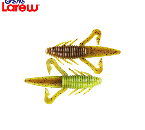 Gene Larew Biffle Bug 4.25" 8pk  Grn Pmpkn/chrt P