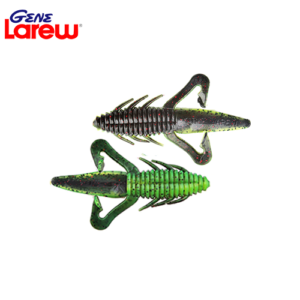 Gene Larew Biffle Bug 4.25″ 8pk Black Neon Chrt/P