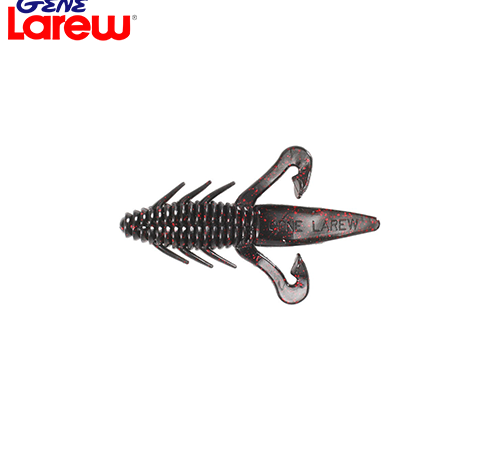 Gene Larew Biffle Bug Jr 3.25" 8pk Black Neon
