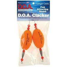 DOA Clacker Oval Floats Orange 2pk