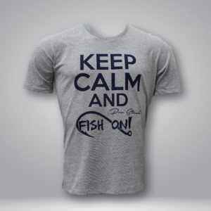 Pro Steel Keep Calm  T-Shirt Grayl – S