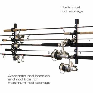Rush Creek Creations All Weather 6 Rod Wall Or Ceiling Rod Rack