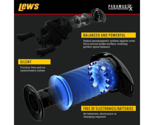 Lews Custom 8.3.1 Right Hand Baitcast Reel CU1XHG3