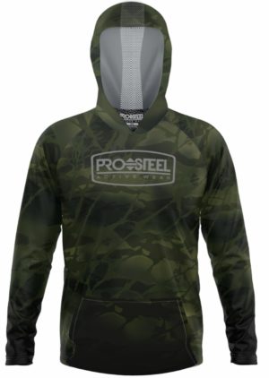 Pro Steel Hoodie Kango Element Camo Green – 2XL