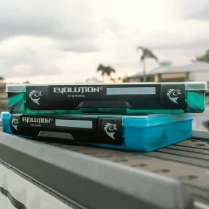 Evolution Outdoor Evolution Fishing QuikLatch 4-Pack Latches/broches para cajas paquete de 4