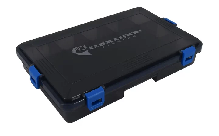 Evolution Outdoor 3600 4-Latch Waterproof Tackle Tray Blue 31024-EV