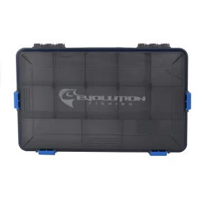 Evolution Outdoor 3600 4-Latch Waterproof Tackle Tray Blue 31024-EV