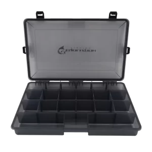 Evolution Outdoor 3700 4-Latch Water Proof Tackle Tray Black 31026-EV