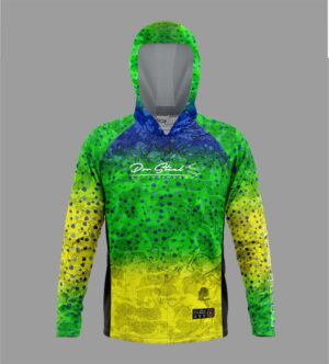 Pro Steel Hoodie Fishskin Mahi Mahi – S