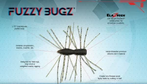 Z-Man Fuzzy BugZ 1.75″ 4pz (Varios Colores a Elegir)