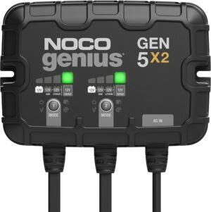 Noco GEN5X2 12V 2-Bank 10A On-Board Battery Charger