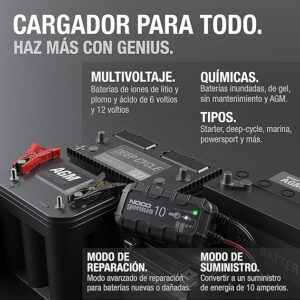 Noco GENIUS10 6V/12V 10A Smart Battery Charger