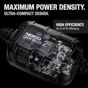 Noco GENIUS2D 12V 2A Direct-Mount Battery Charger