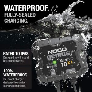 Noco GENPRO10X1 12V 1-Bank 10A On-Board Battery Charger