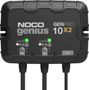 Noco GENPRO10X2 12V 2-Bank 20A On-Board Battery Charger
