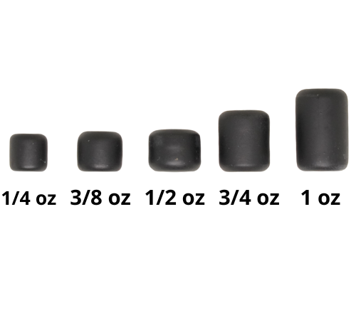 Gula Tungsten Carolina Barrel Weights (Varias Pesos a Elegir)