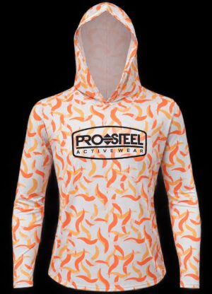 Pro Steel Hoodie Orange Scales (Varias Tallas a Elegir)