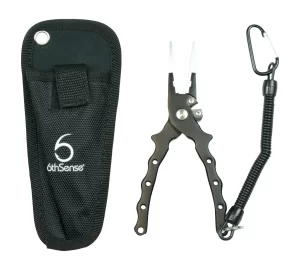 6th Sense JUGULAR Aluminum 6.5″ Fishing Pliers