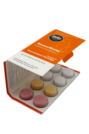 Buzzer Rocks Livewell Treatment – Tournament Package 8 Pastillas
