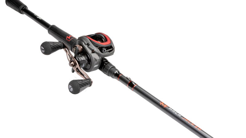Lews Mach Jacked 7'3" MH Fast Right Handle Baitcast Combo MJ1SH73MH